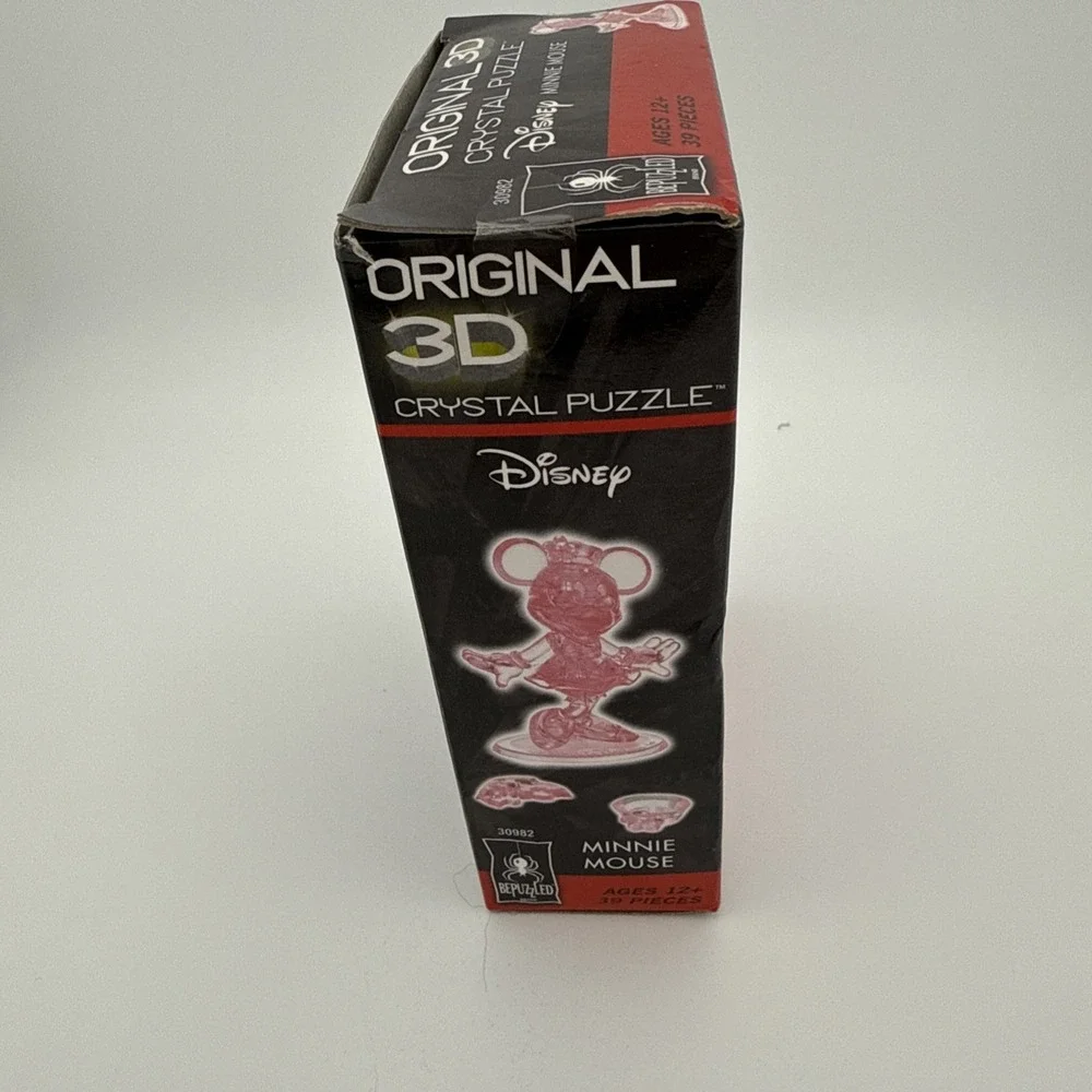Disney Minnie Mouse 39 Piece Original‎ 3D Crystal Puzzle Pink 30982